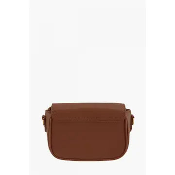 Saffiano Logo Flap Crossbody Bag