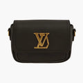 Saffiano Logo Flap Crossbody Bag