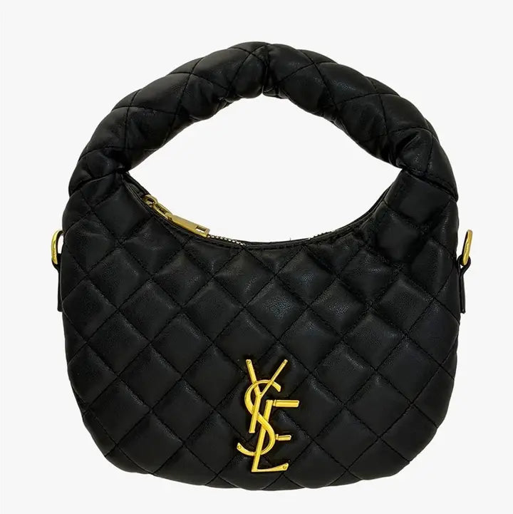 Quilted Padded Handle Mini Crossbody Bag